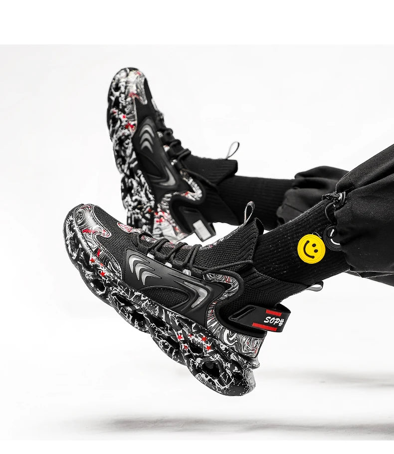 Men's Warm Waterproof Winter Boots | Non-Slip Plush Sneakers