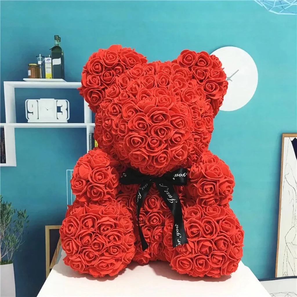 Artificial Foam Rose Bear | Perfect Gifts for Any Occasion