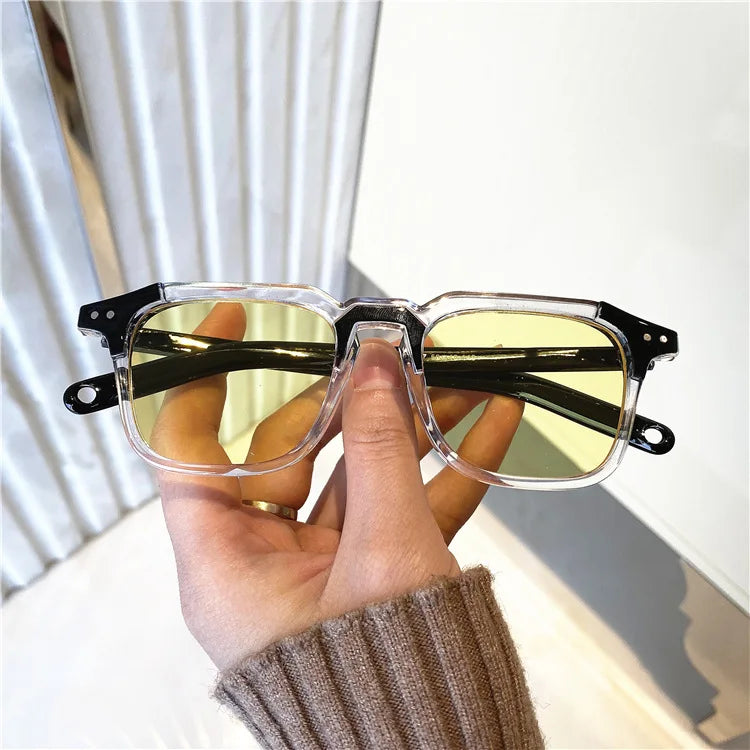 Fashionable Retro Square Sunglasses for Men & Women | Hip Hop Style