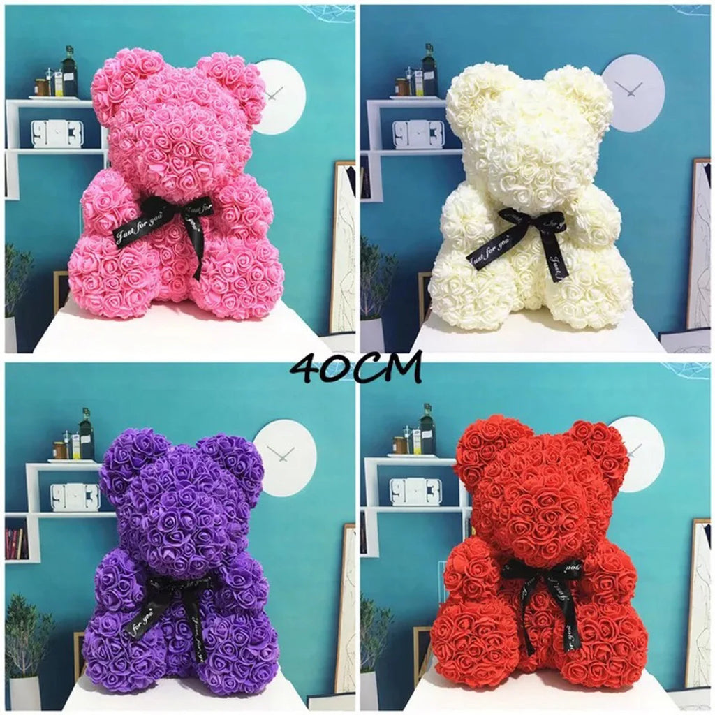 Artificial Foam Rose Bear | Perfect Gifts for Any Occasion