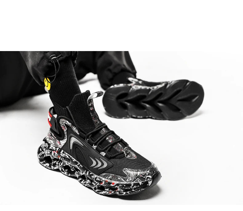 Men's Warm Waterproof Winter Boots | Non-Slip Plush Sneakers