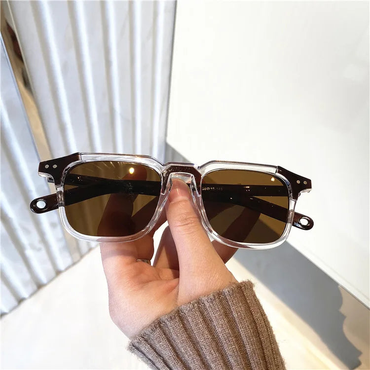 Fashionable Retro Square Sunglasses for Men & Women | Hip Hop Style
