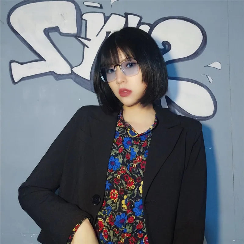 Fashionable Retro Square Sunglasses for Men & Women | Hip Hop Style