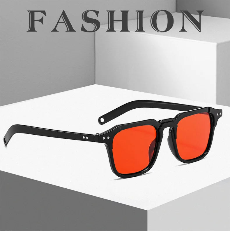 Fashionable Retro Square Sunglasses for Men & Women | Hip Hop Style