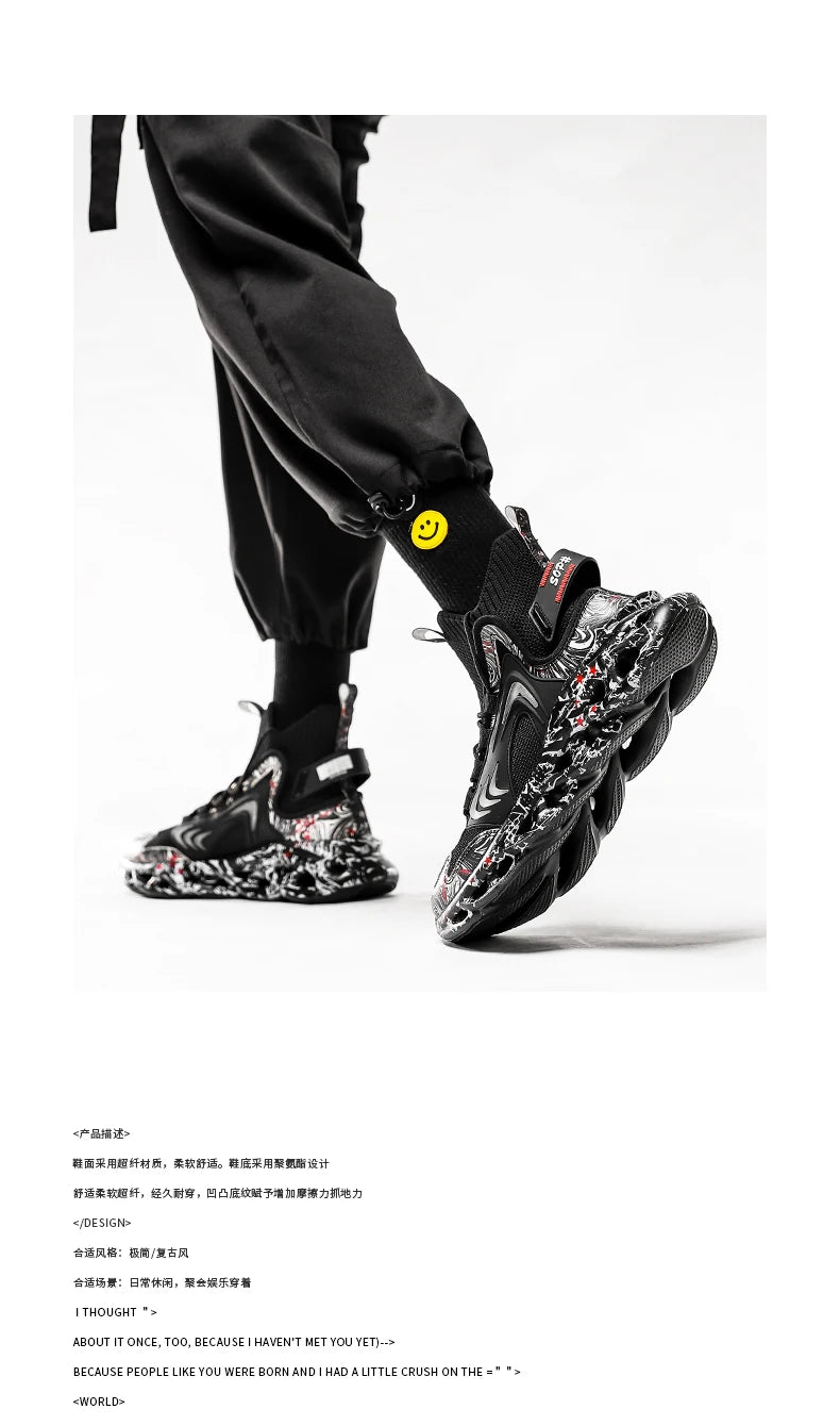 Men's Warm Waterproof Winter Boots | Non-Slip Plush Sneakers