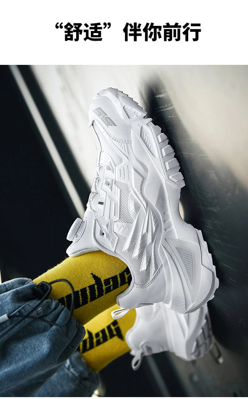 Men's Warm Waterproof Winter Boots | Non-Slip Plush Sneakers