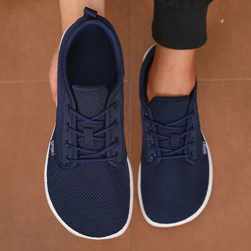Breathable Wide Toe Men's Mesh Casual Walking Shoes | Comfort Fit