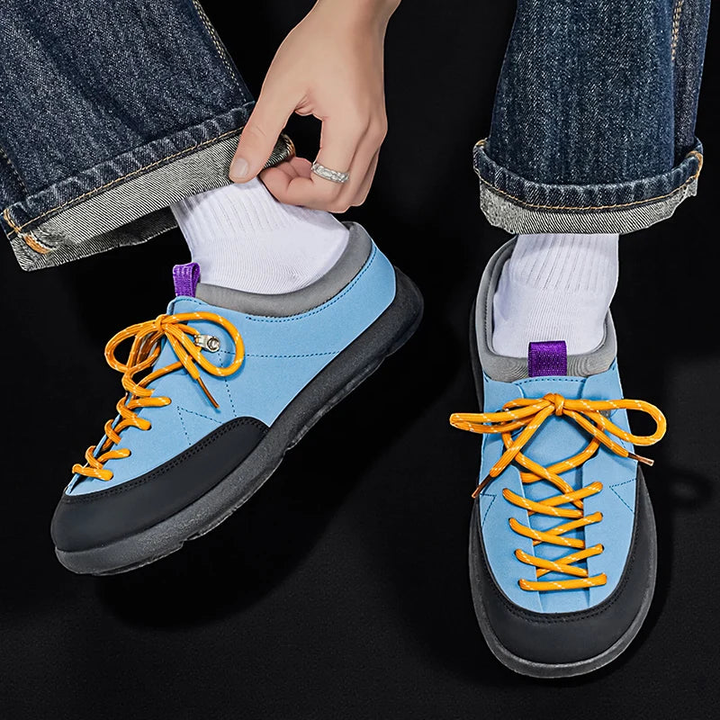 Men's Backless Slip-On Casual Sports Shoes | Soft Anti-Slip Slippers