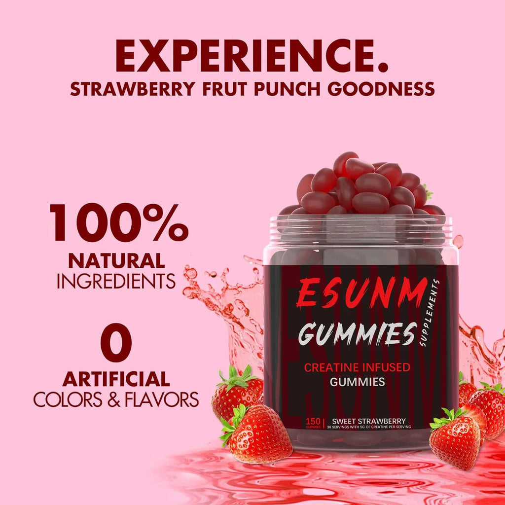 Creatine Gummies for Enhanced Athletic Performance and Energy