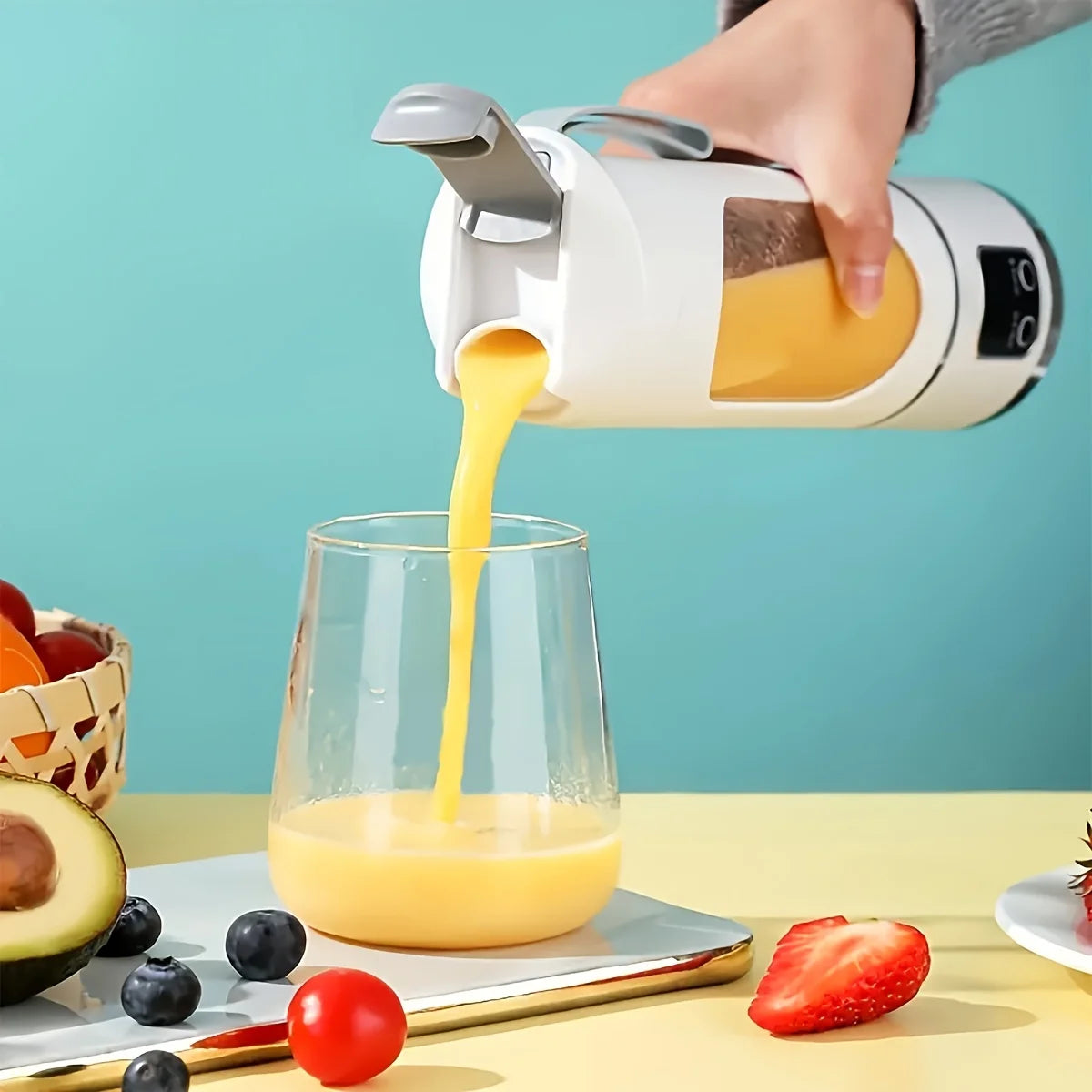 Portable USB-Rechargeable Blender for Smoothies and Shakes
