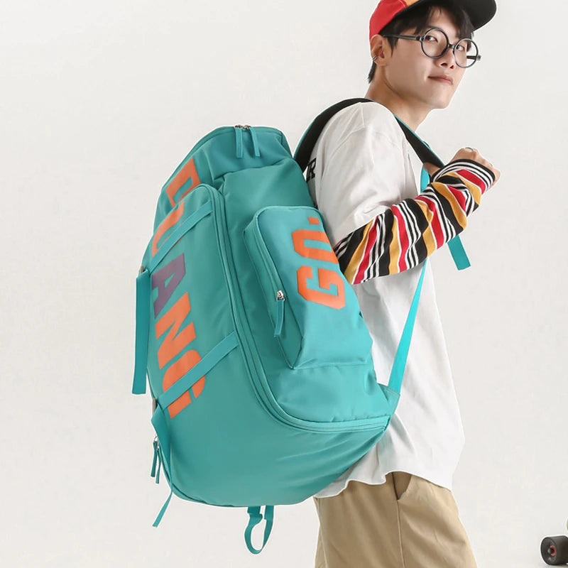 Large Capacity Waterproof Travel Backpack | Multifunctional Gym Bag