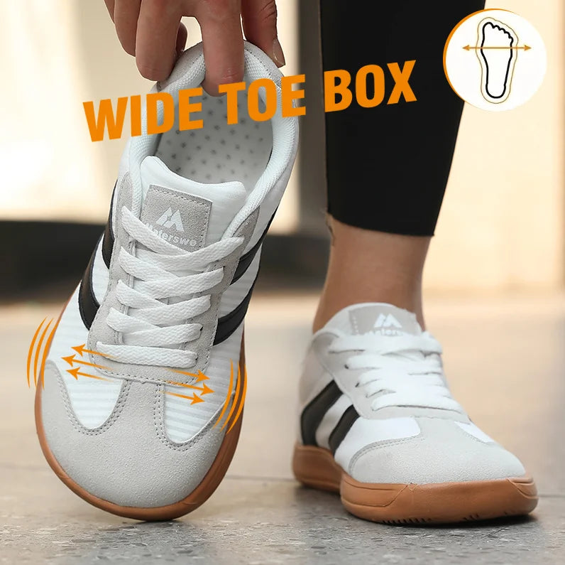 Lightweight Women Wide Toe Barefoot Running & Hiking Shoes
