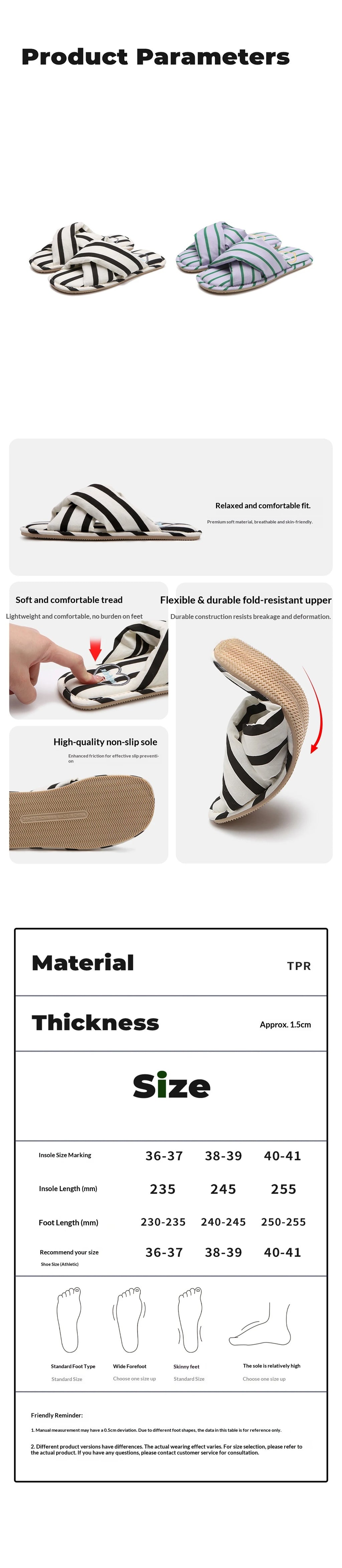 Flat Silent Slippers for Women | Comfortable All-Season Slides