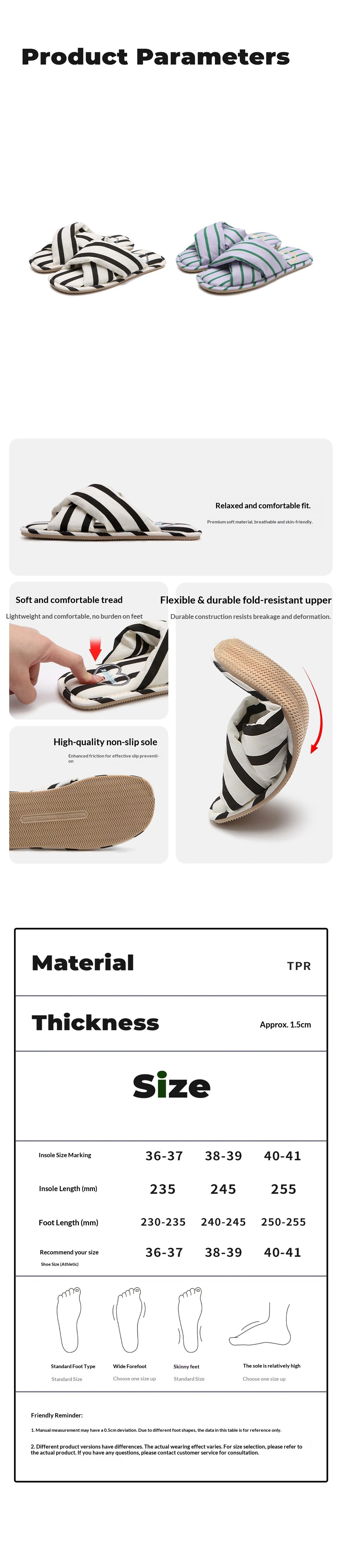 Flat Silent Slippers for Women | Comfortable All-Season Slides
