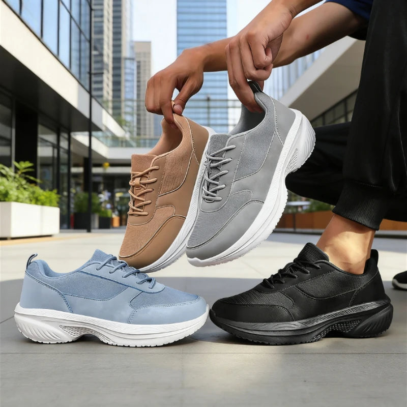 Wide Toe Running Shoes for Men | Breathable Non-Slip Sneakers