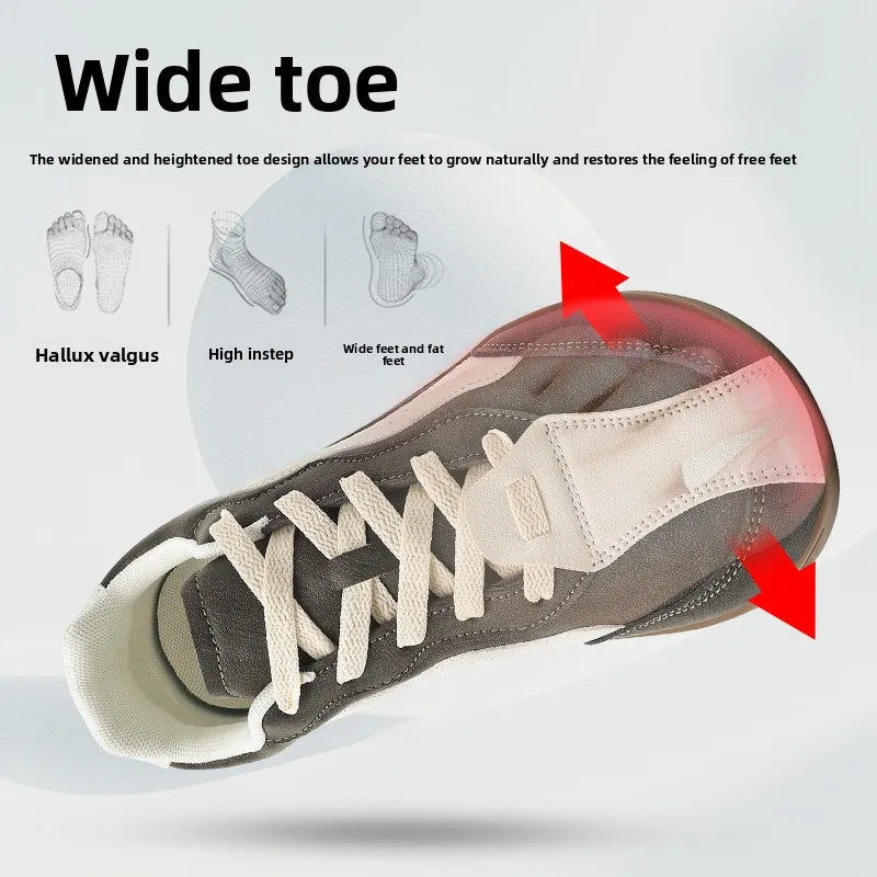 Comfortable Men's Casual Sneakers | Wide Toe Box for All-Day Wear