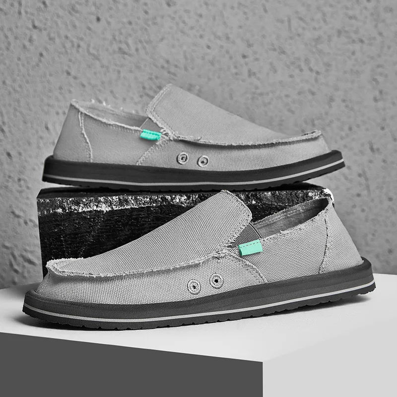 Men's Handmade Canvas Casual Sneakers | Breathable & Stylish Footwear