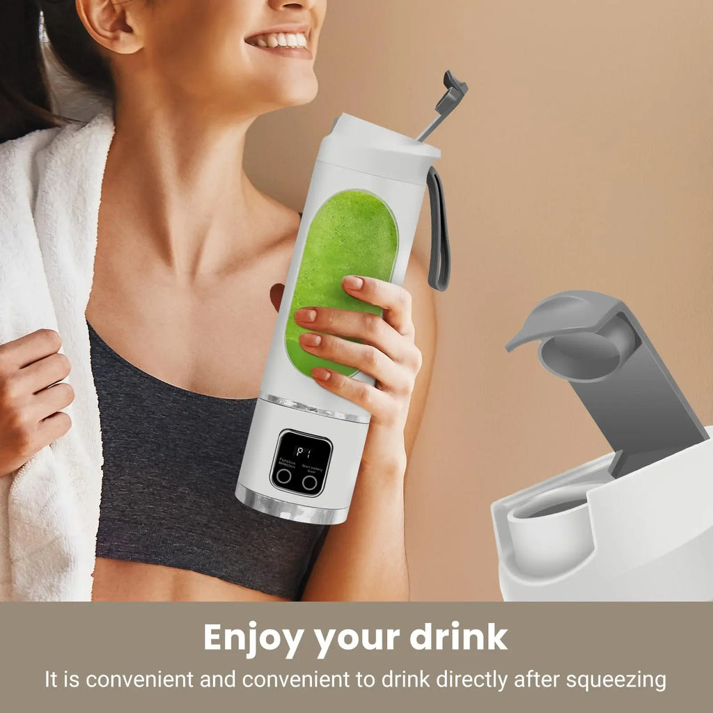 Portable USB-Rechargeable Blender for Smoothies and Shakes