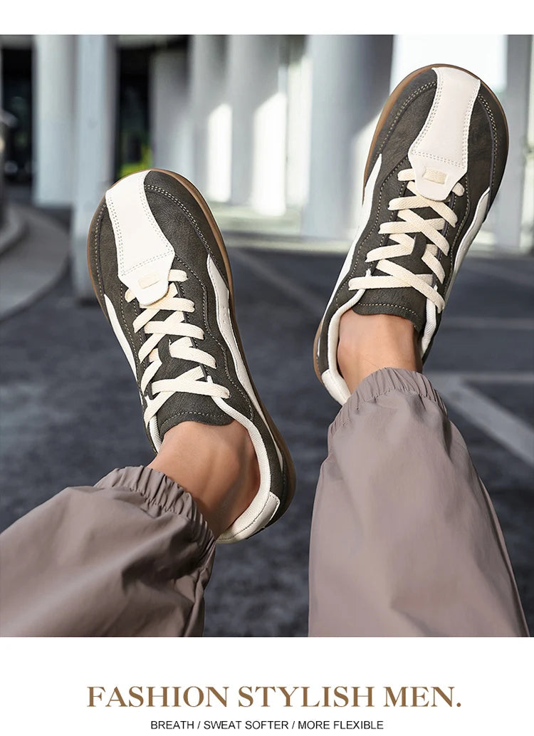 Comfortable Men's Casual Sneakers | Wide Toe Box for All-Day Wear
