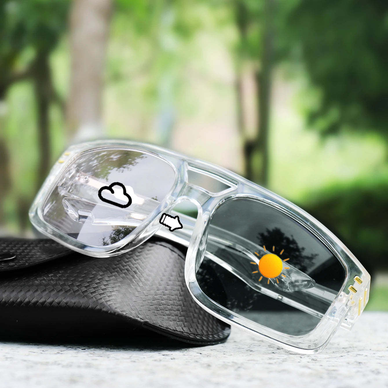 Photochromic Sunglasses | Stylish Windproof Goggles for Outdoor Sports