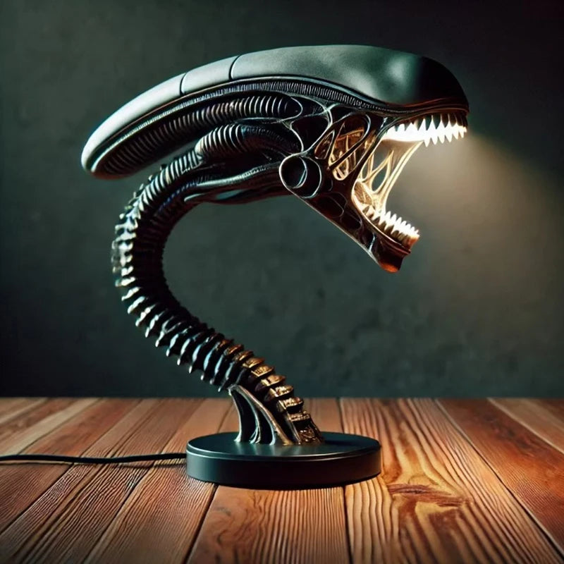 Unique Alien Creature Lamp Stand | Fun Home Decorative Light