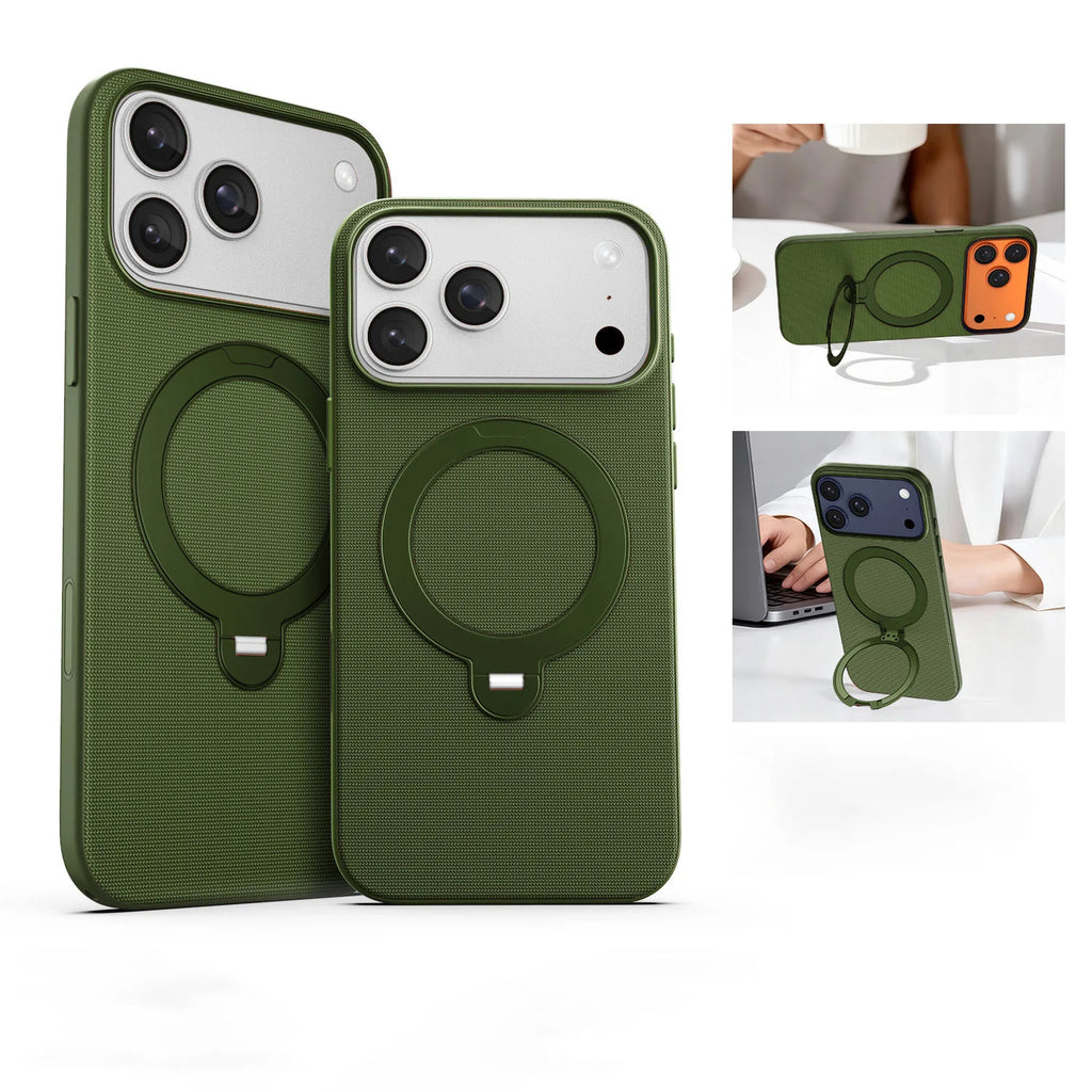 Shockproof Magnetic Phone Case with Stand for iPhone Models