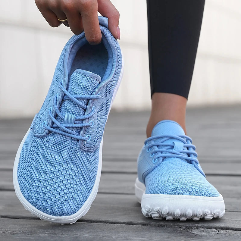 Wide Toe Women's Breathable Platform Sneakers | Comfortable Walking Shoes