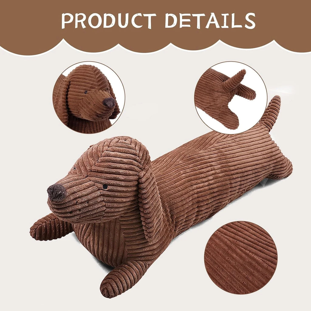 Cute Long Dachshund Plush Toy | Adorable Body Pillow for Kids