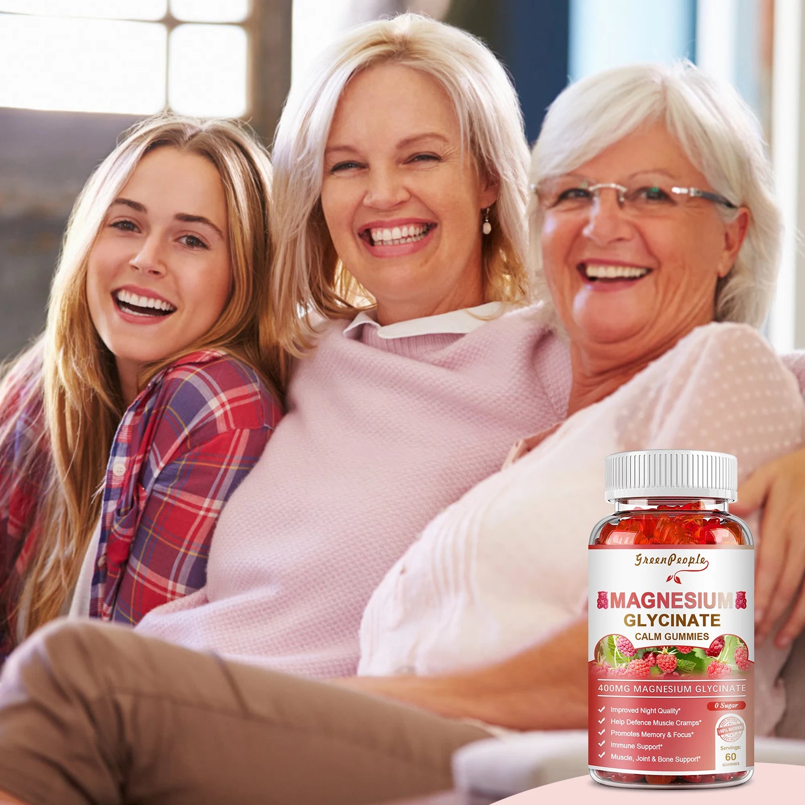 Magnesium Glycinate Gummies for Calm Support & Sleep
