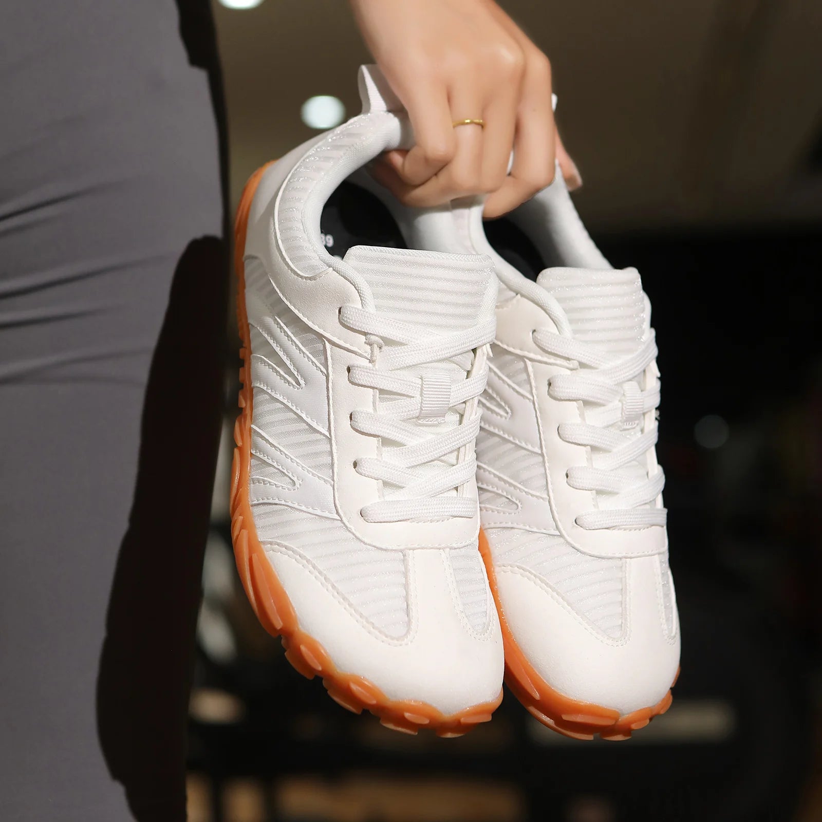 Breathable Women's Wide Shoes | Minimalist Non-Slip Sports Footwear