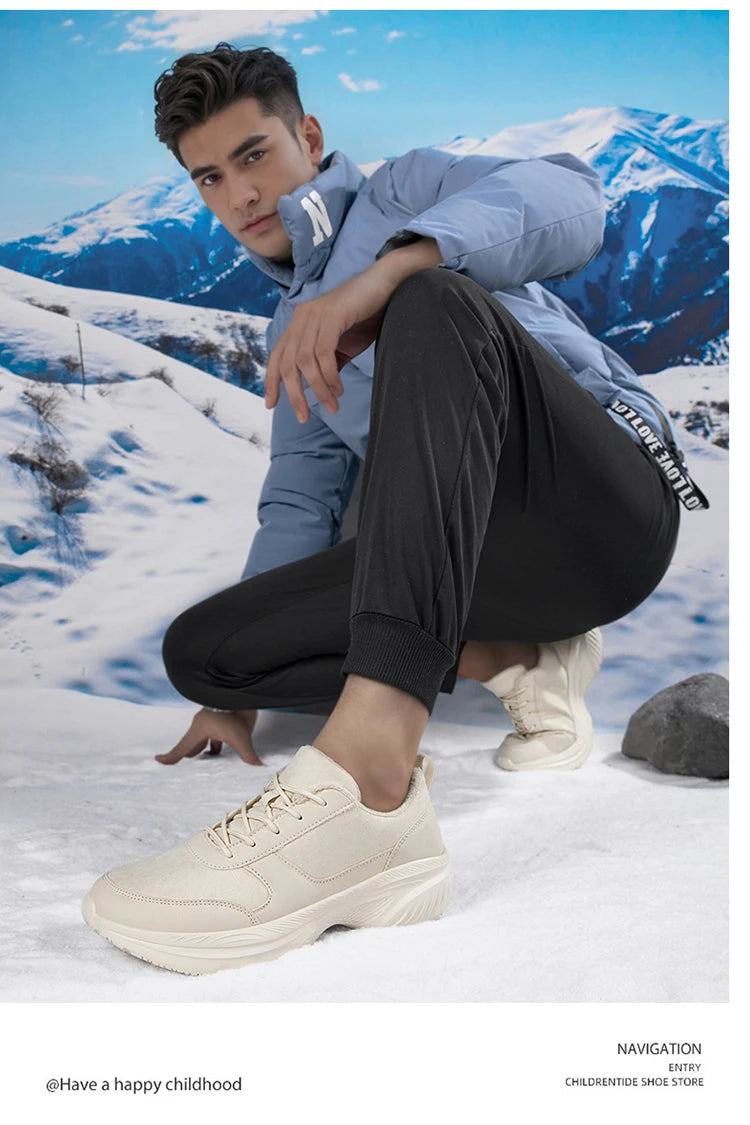 Unisex Winter Barefoot Sneakers | Comfortable Non-Slip Casual Shoes