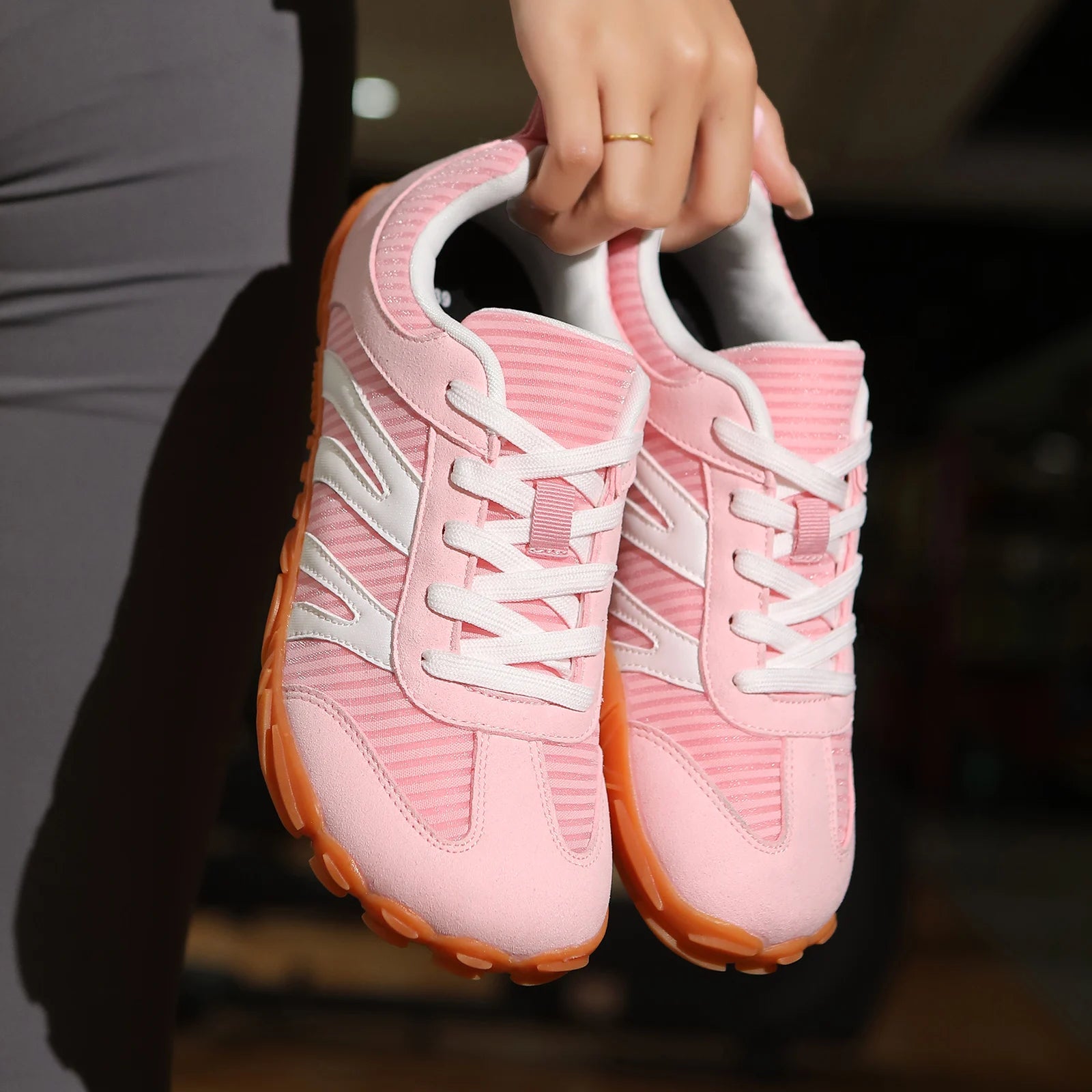 Breathable Women's Wide Shoes | Minimalist Non-Slip Sports Footwear