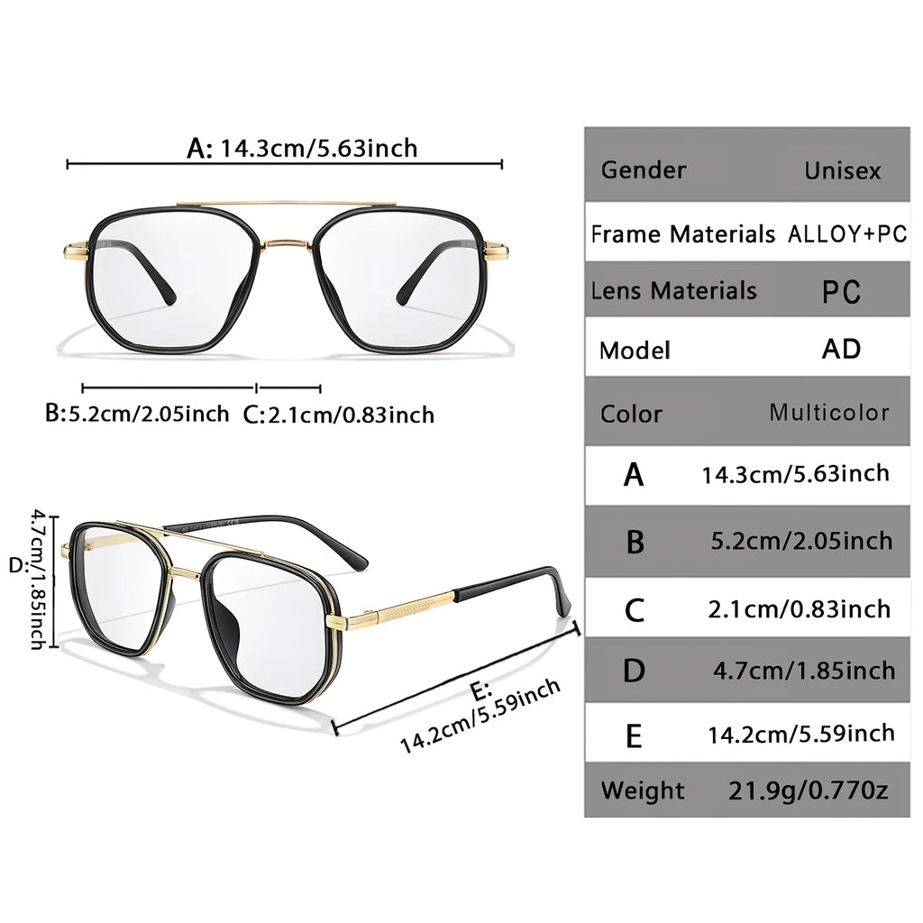 Stylish Square Photochromic Reading Glasses | Blue Light Blocking Eyewear
