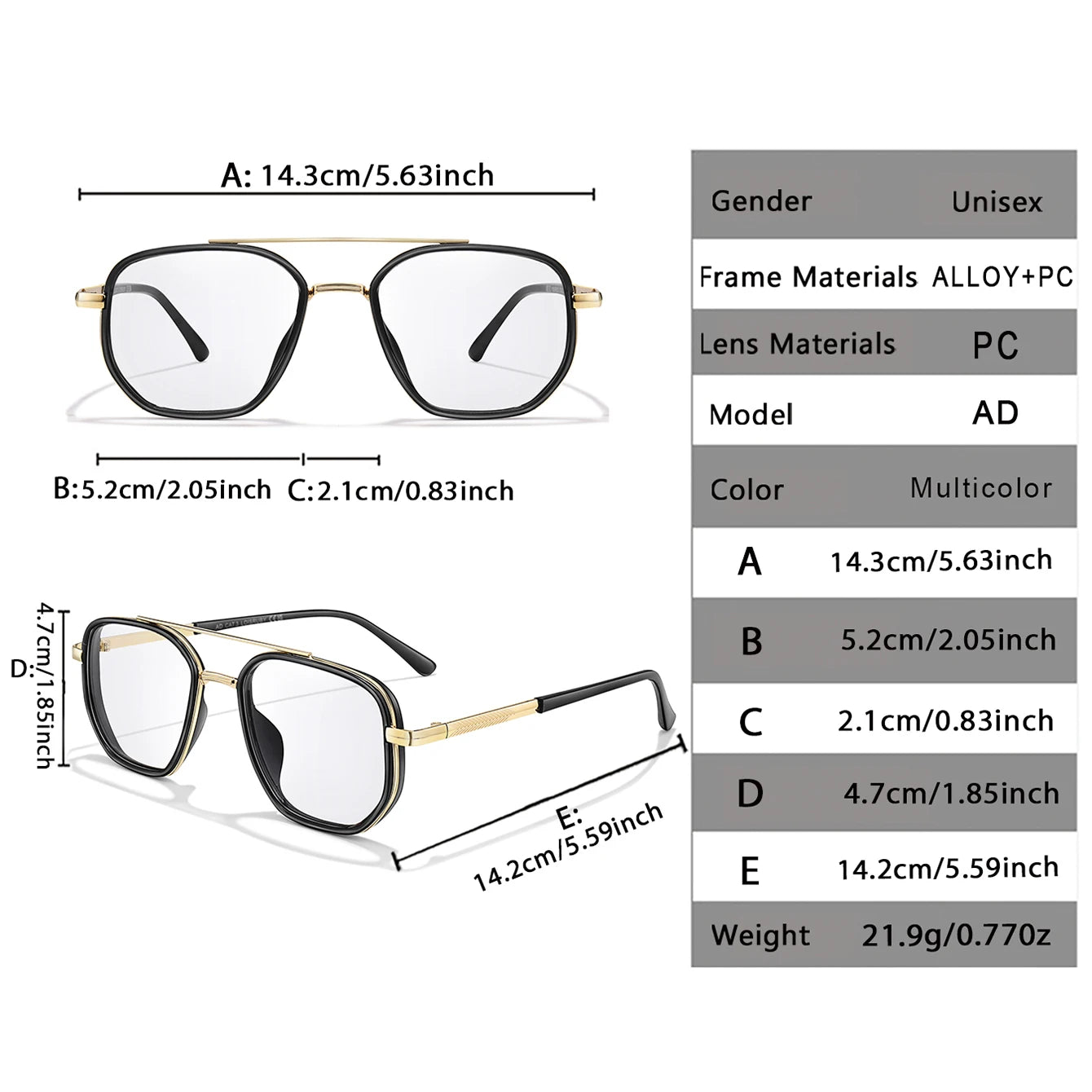 Stylish Square Photochromic Reading Glasses | Blue Light Blocking Eyewear