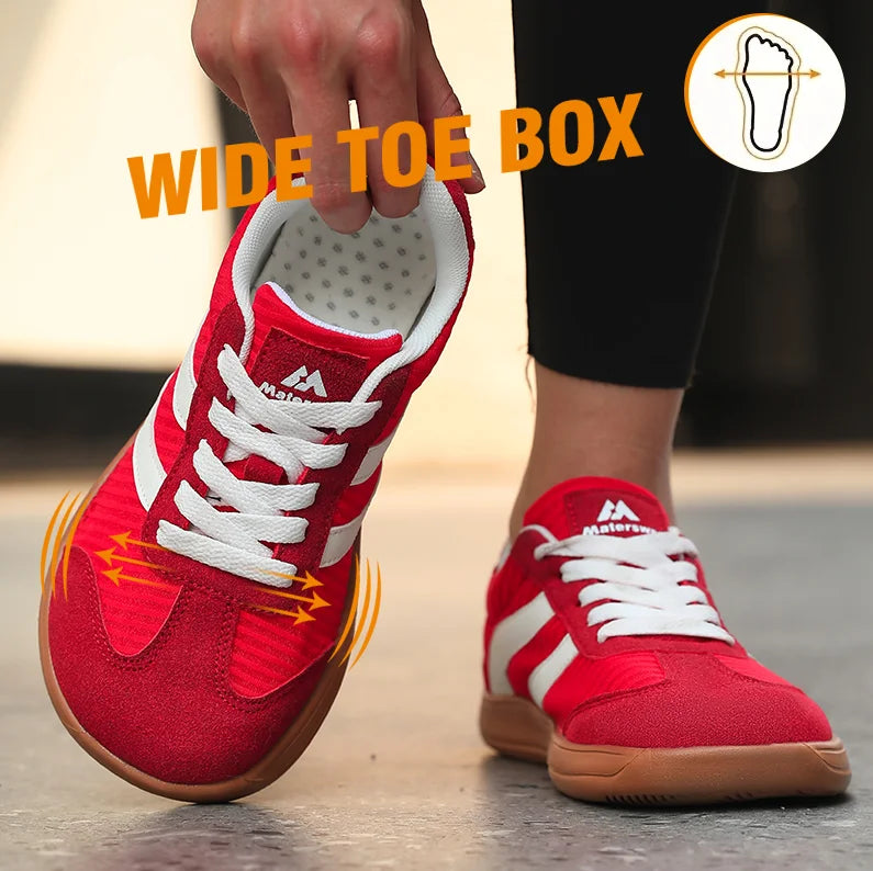 Lightweight Women Wide Toe Barefoot Running & Hiking Shoes