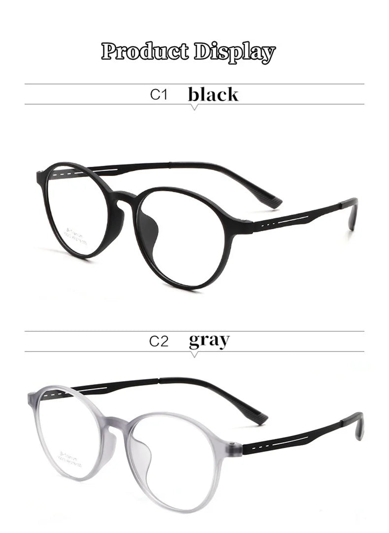 Ultralight Retro Round Optical Glasses | Stylish Prescription Frames
