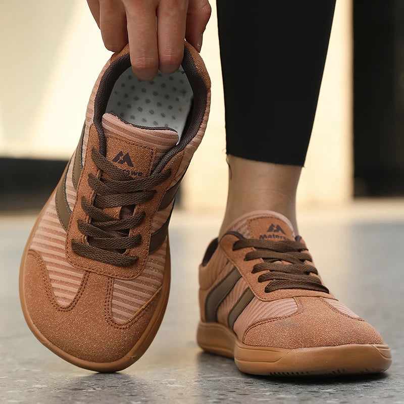 Lightweight Women Wide Toe Barefoot Running & Hiking Shoes