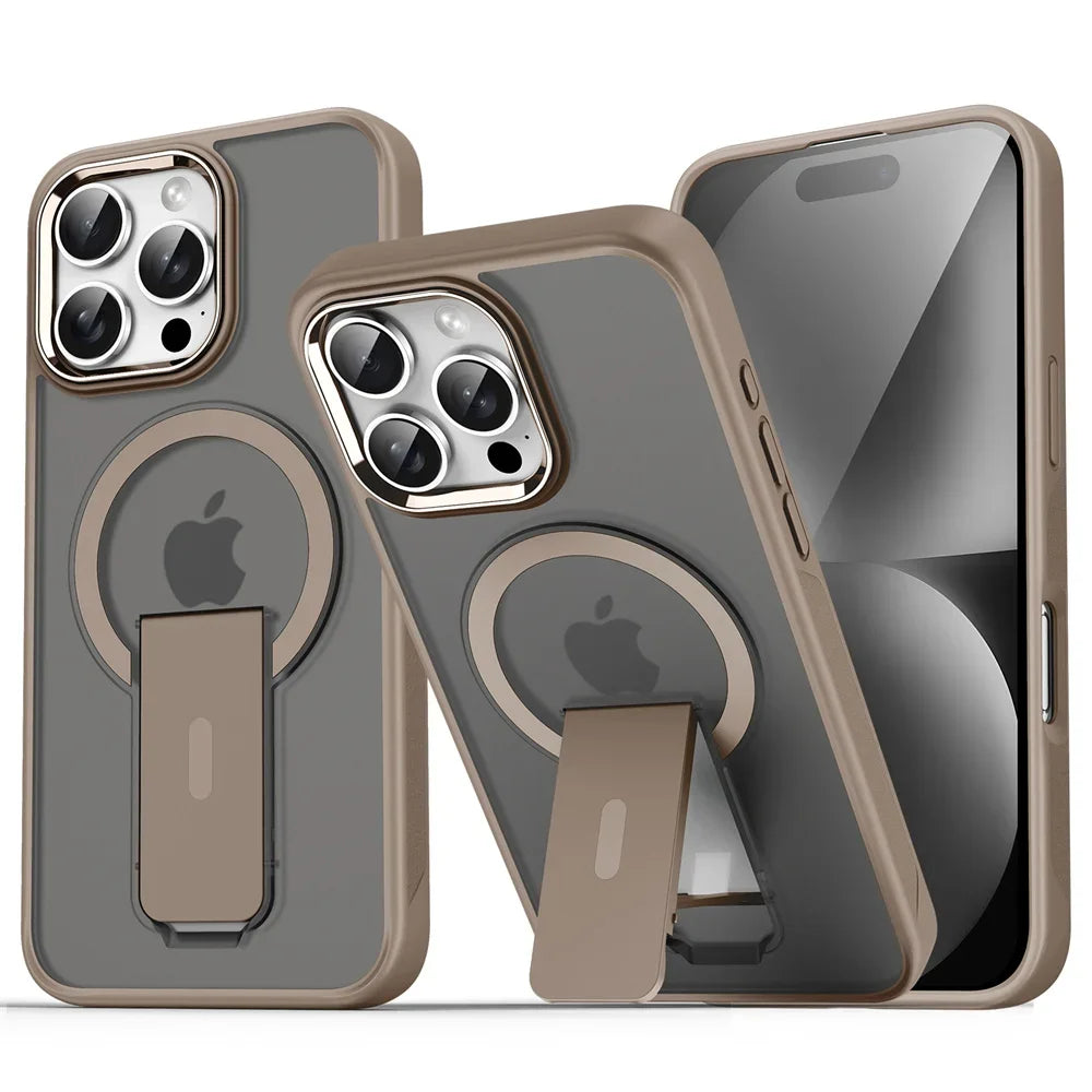 Luxury Folding MagSafe Phone Case | Translucent Matte Design