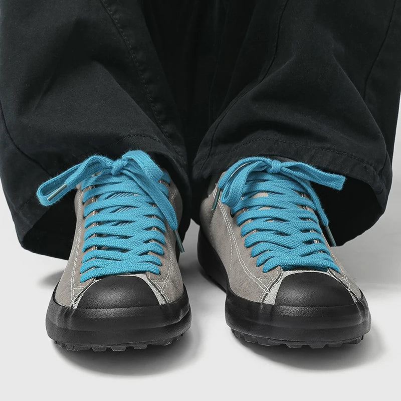 Men's Casual Suede Sneakers | Non-Slip Low Top Walking Shoes