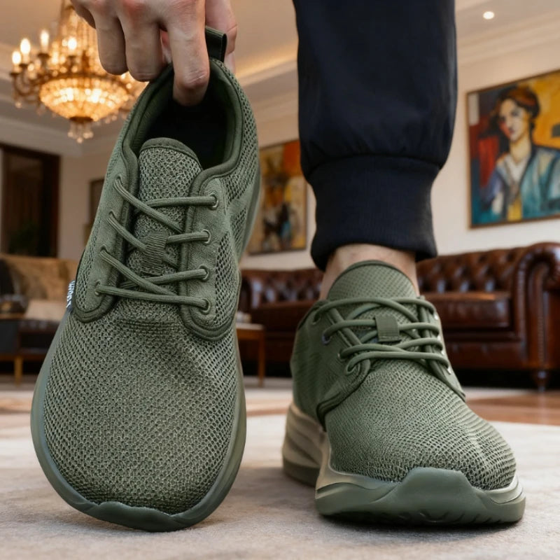 Men's Casual Wide Barefoot Shoes | Comfortable Trail Running Sneakers