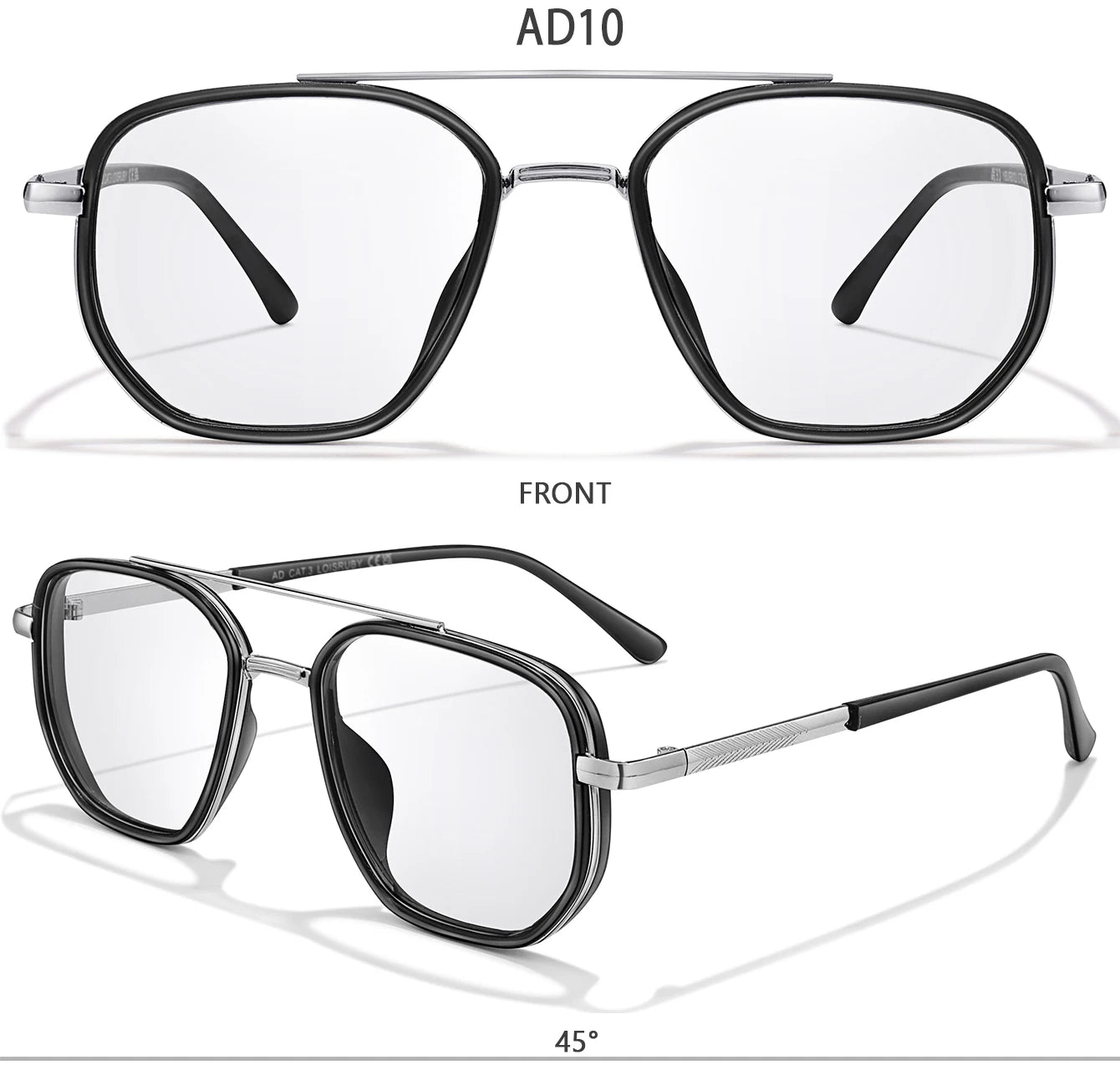 Stylish Square Photochromic Reading Glasses | Blue Light Blocking Eyewear