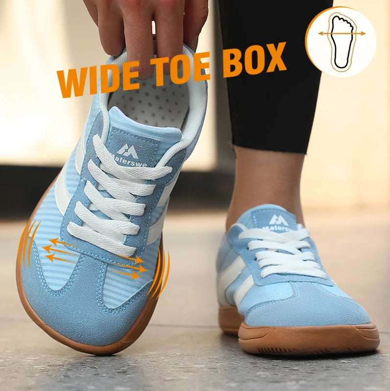 Lightweight Women Wide Toe Barefoot Running & Hiking Shoes