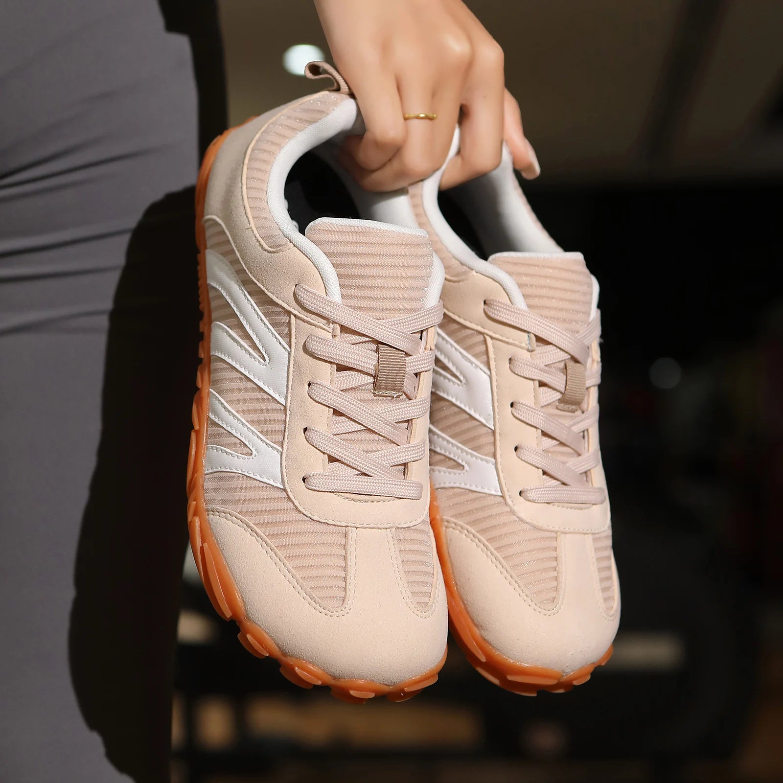 Breathable Women's Wide Shoes | Minimalist Non-Slip Sports Footwear