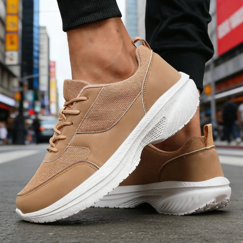 Wide Toe Running Shoes for Men | Breathable Non-Slip Sneakers