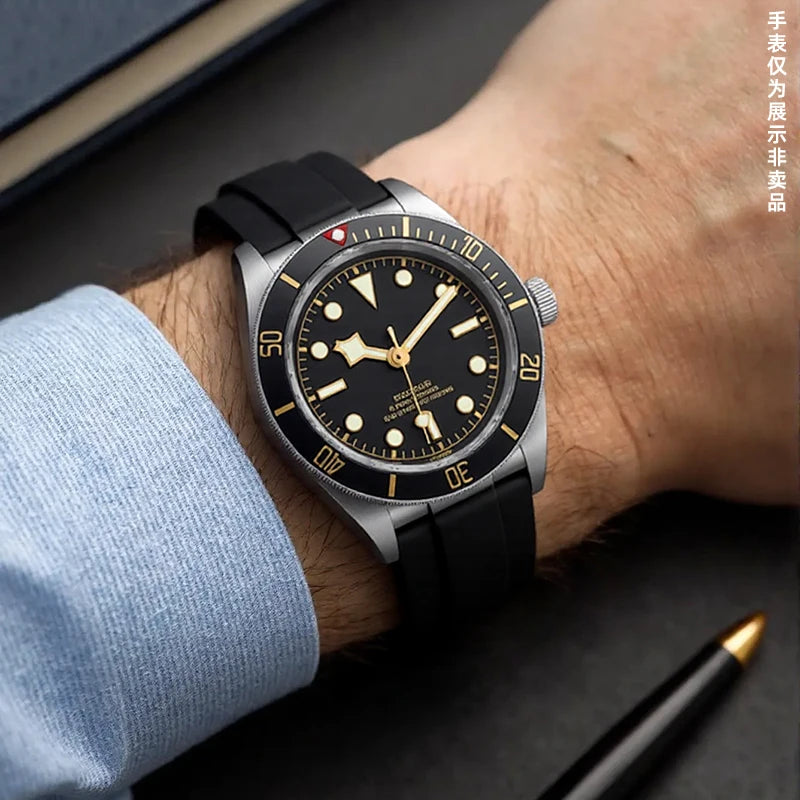 Soft Rubber Quick Release Diver Strap | 20mm & 22mm Options
