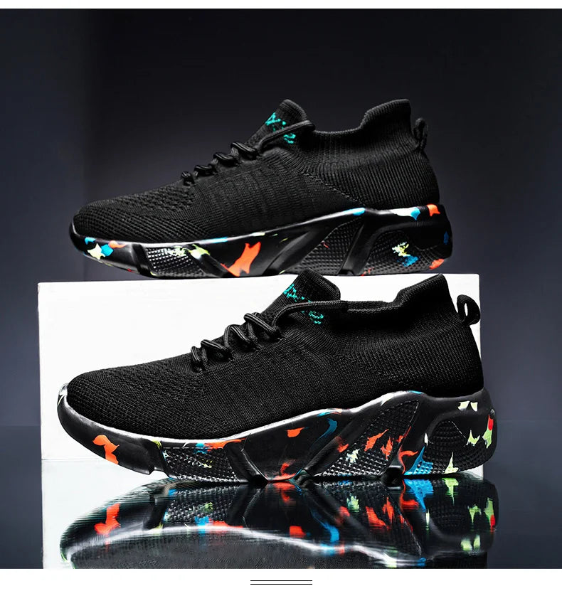 Men’s Breathable Sneakers | Casual Walking & Running Shoes
