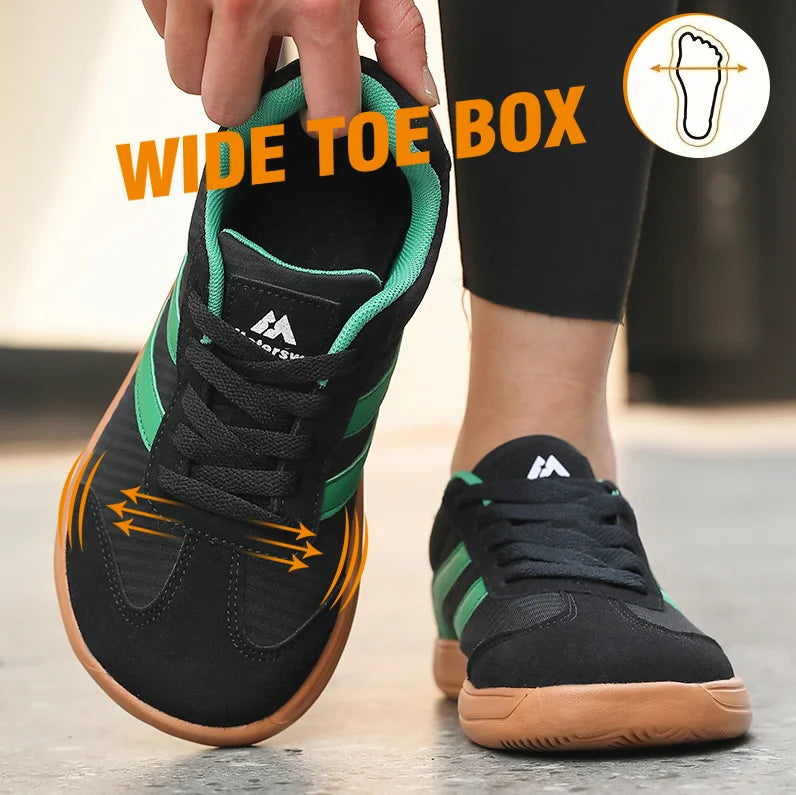 Lightweight Women Wide Toe Barefoot Running & Hiking Shoes
