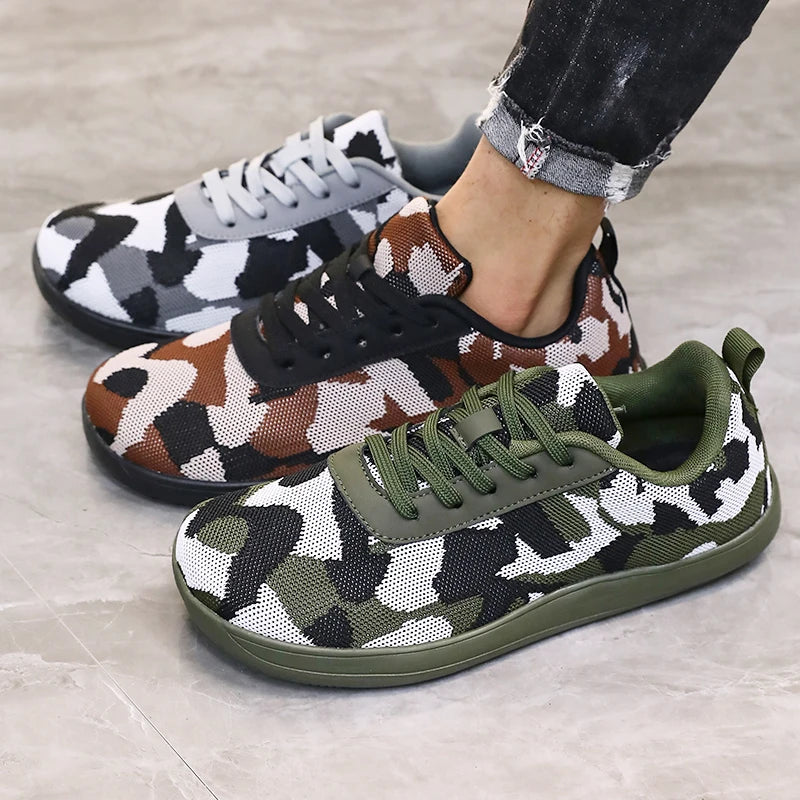 Wide Toe Soft Soled Comfortable Men's Sneakers | All-Season Outdoor