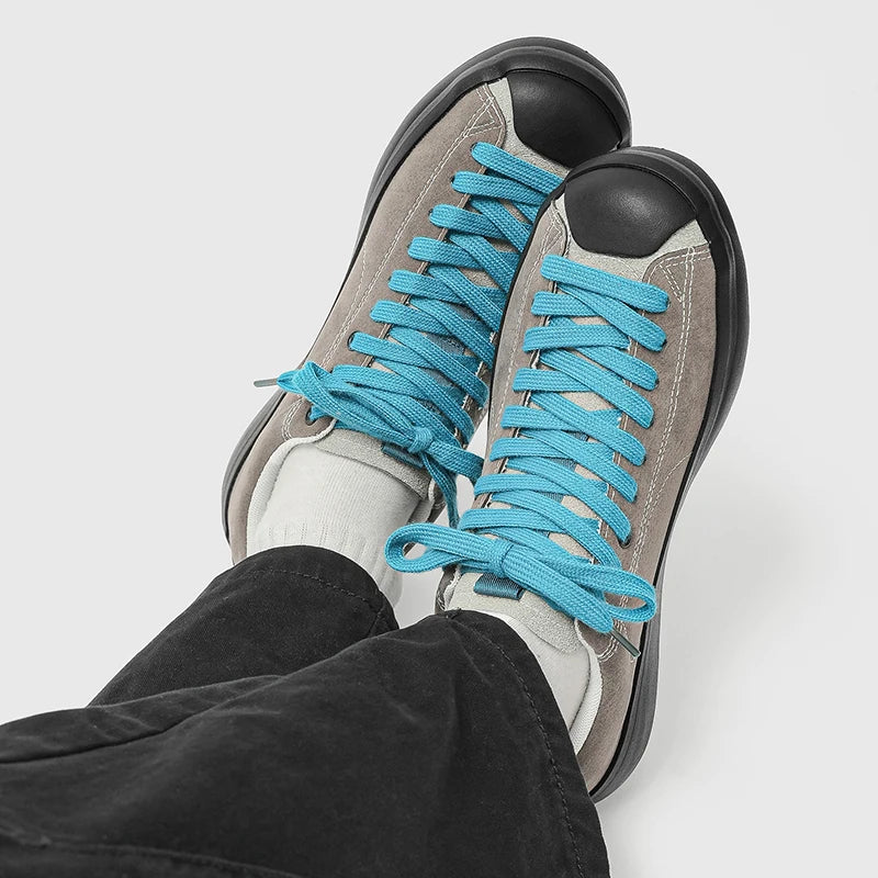 Men's Casual Suede Sneakers | Non-Slip Low Top Walking Shoes