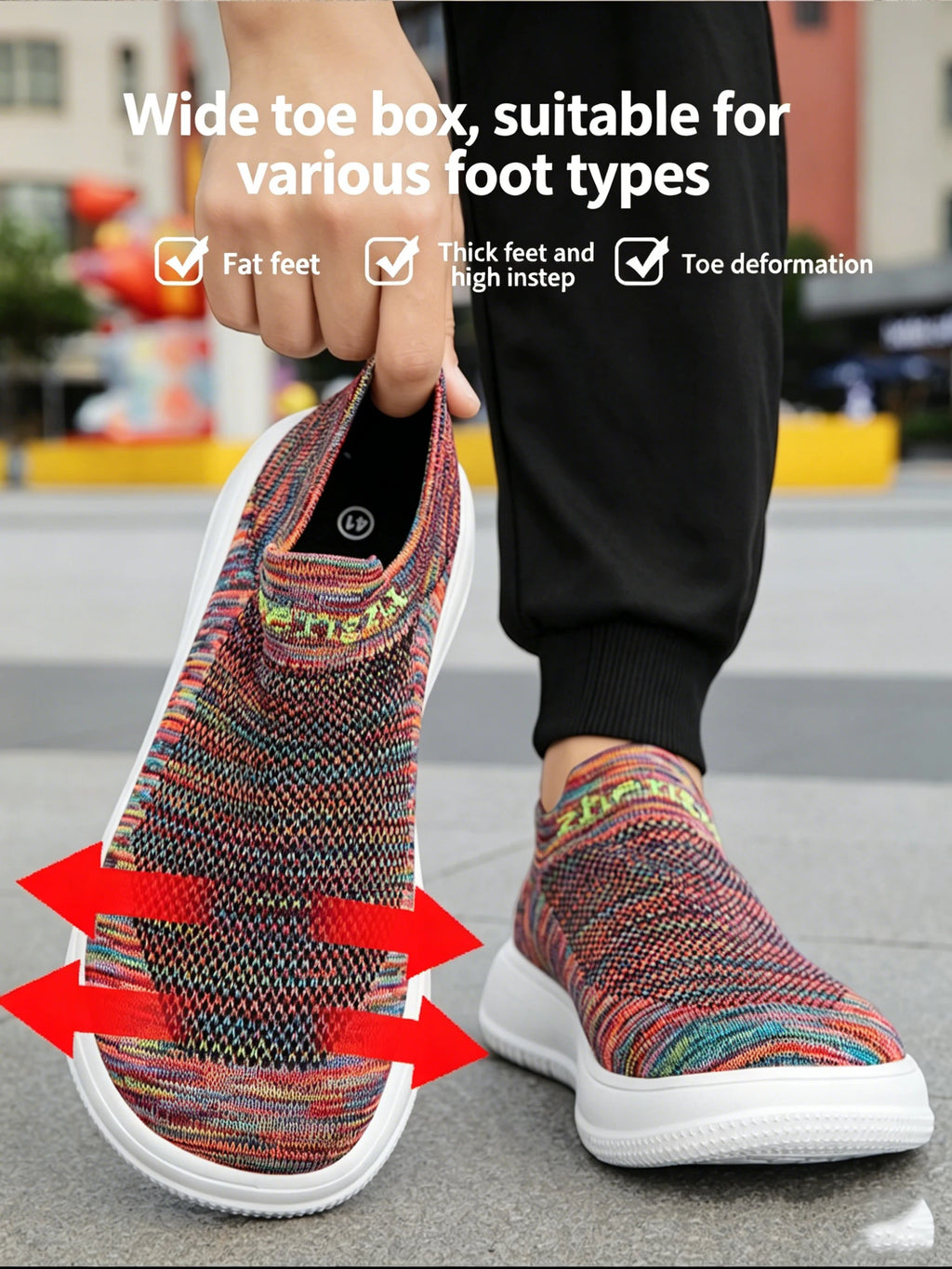 Unisex Wide Foot Sports Shoes | Comfortable Barefoot Walking Shoes
